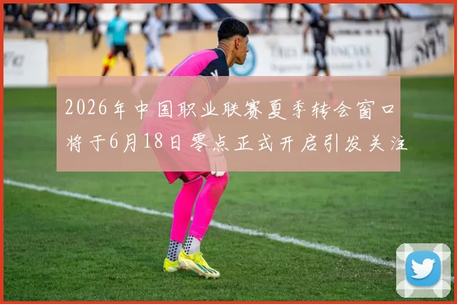 2026年中国职业联赛夏季转会窗口将于6月18日零点正式开启引发关注