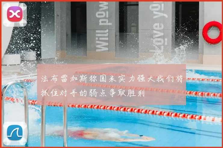 法布雷加斯称国米实力强大我们将抓住对手的弱点争取胜利