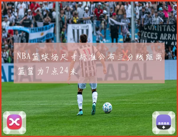 NBA篮球场尺寸标准公布三分线距离篮筐为7点24米