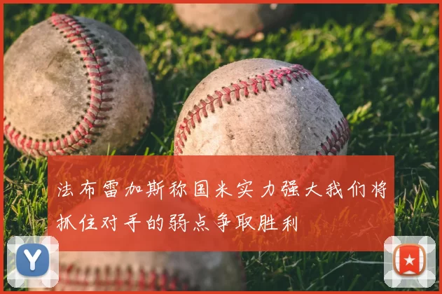 法布雷加斯称国米实力强大我们将抓住对手的弱点争取胜利